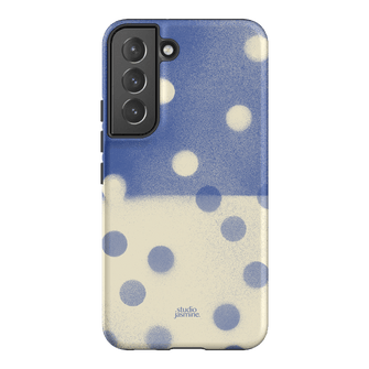 Bleu Polka Dot Printed Phone Cases Samsung Galaxy S22 Plus / Armoured by Jasmine Dowling - The Dairy