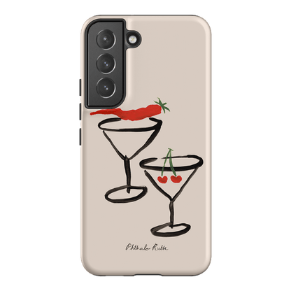 Chili Cherry Printed Phone Cases Samsung Galaxy S22 Plus / Armoured by Phthalo Ruth - The Dairy