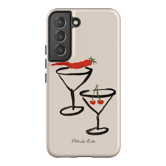 Chili Cherry Printed Phone Cases Samsung Galaxy S22 Plus / Armoured by Phthalo Ruth - The Dairy