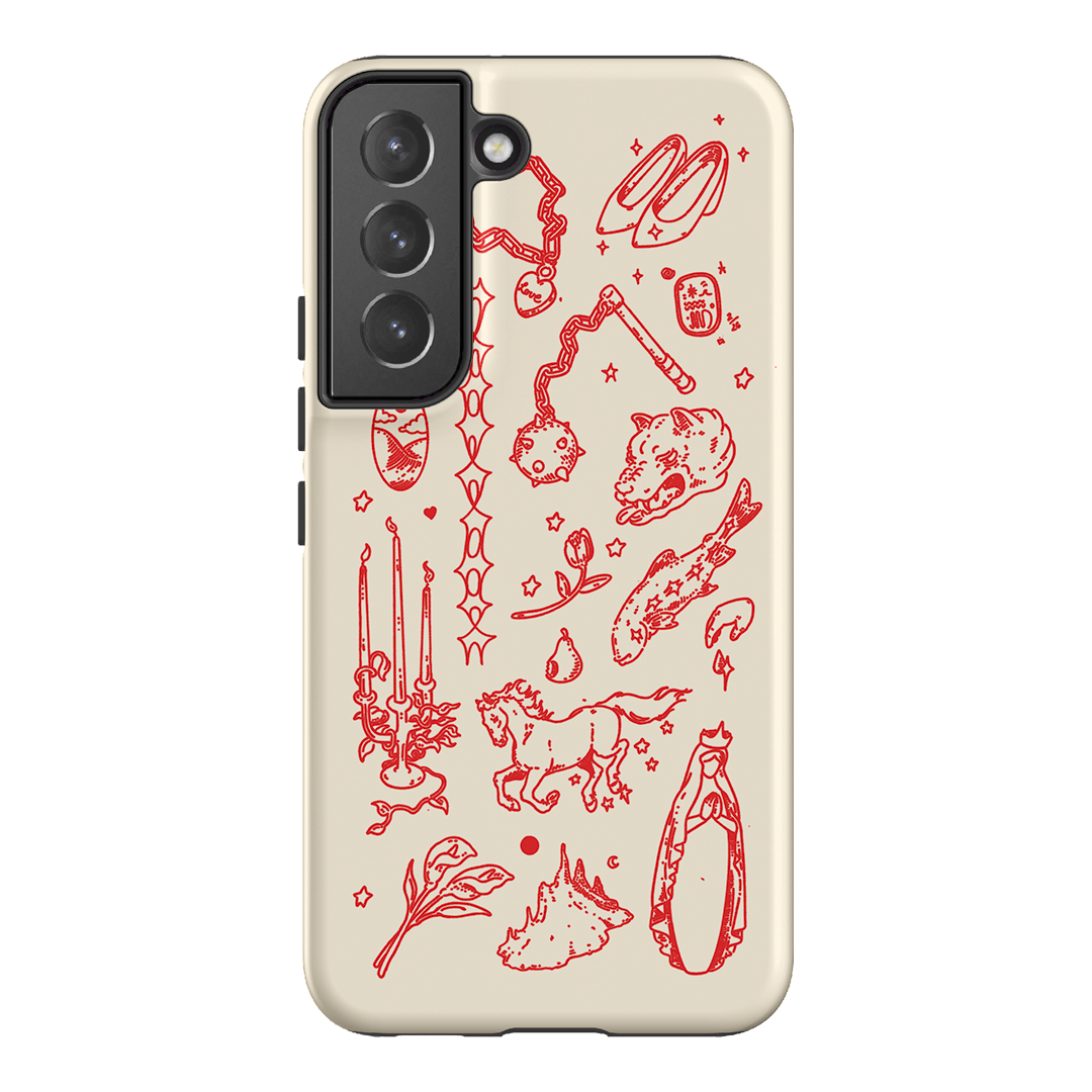 Dreamcore Cream Printed Phone Cases Samsung Galaxy S22 Plus / Armoured by Easty Beasty - The Dairy