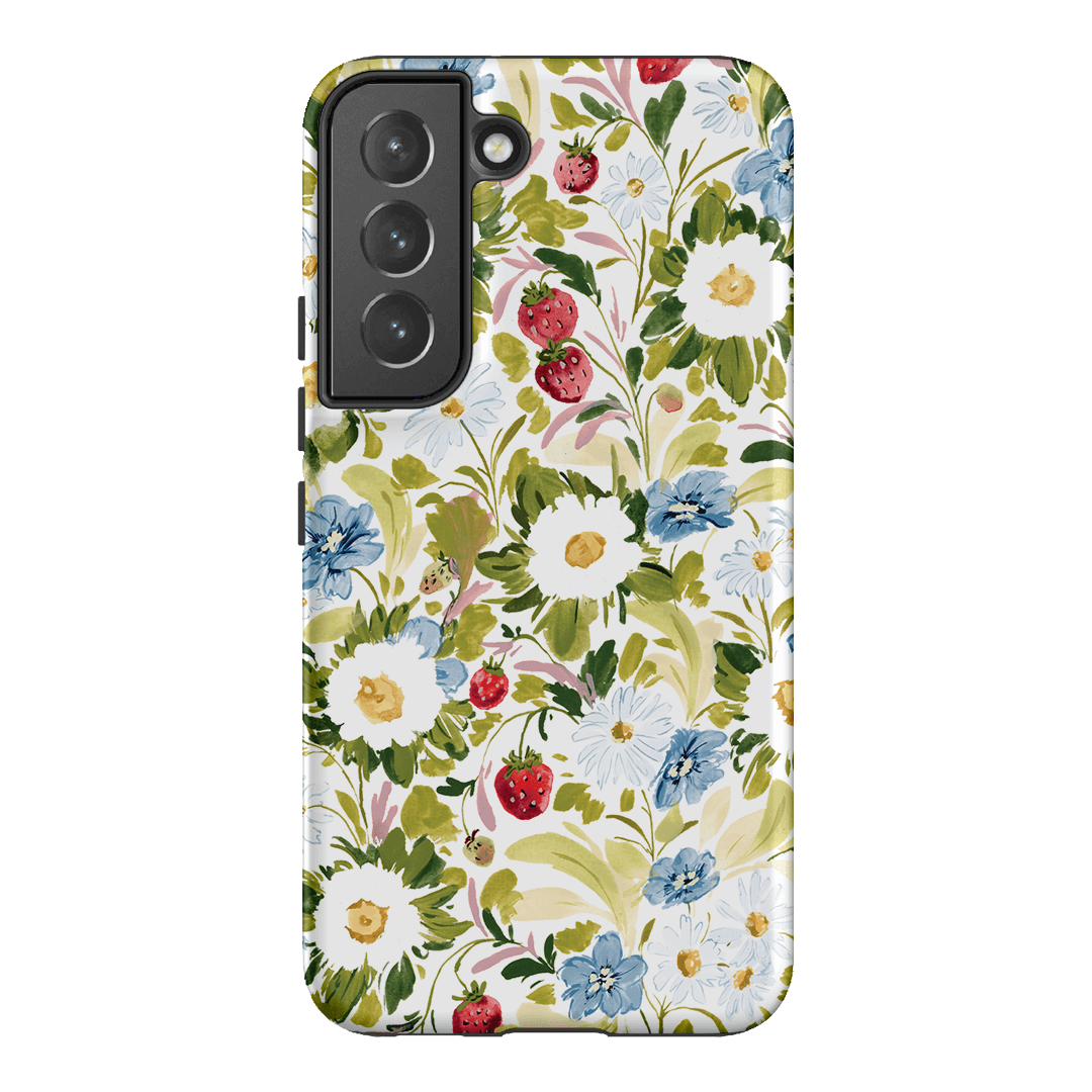 Garden Strawberries Printed Phone Cases Samsung Galaxy S22 Plus / Armoured by Ellie Mae - The Dairy