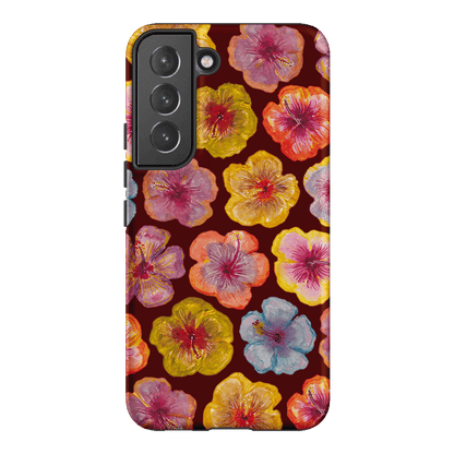 Hibiscus Holiday Rouge Printed Phone Cases Samsung Galaxy S22 Plus / Armoured by BG. Studio - The Dairy