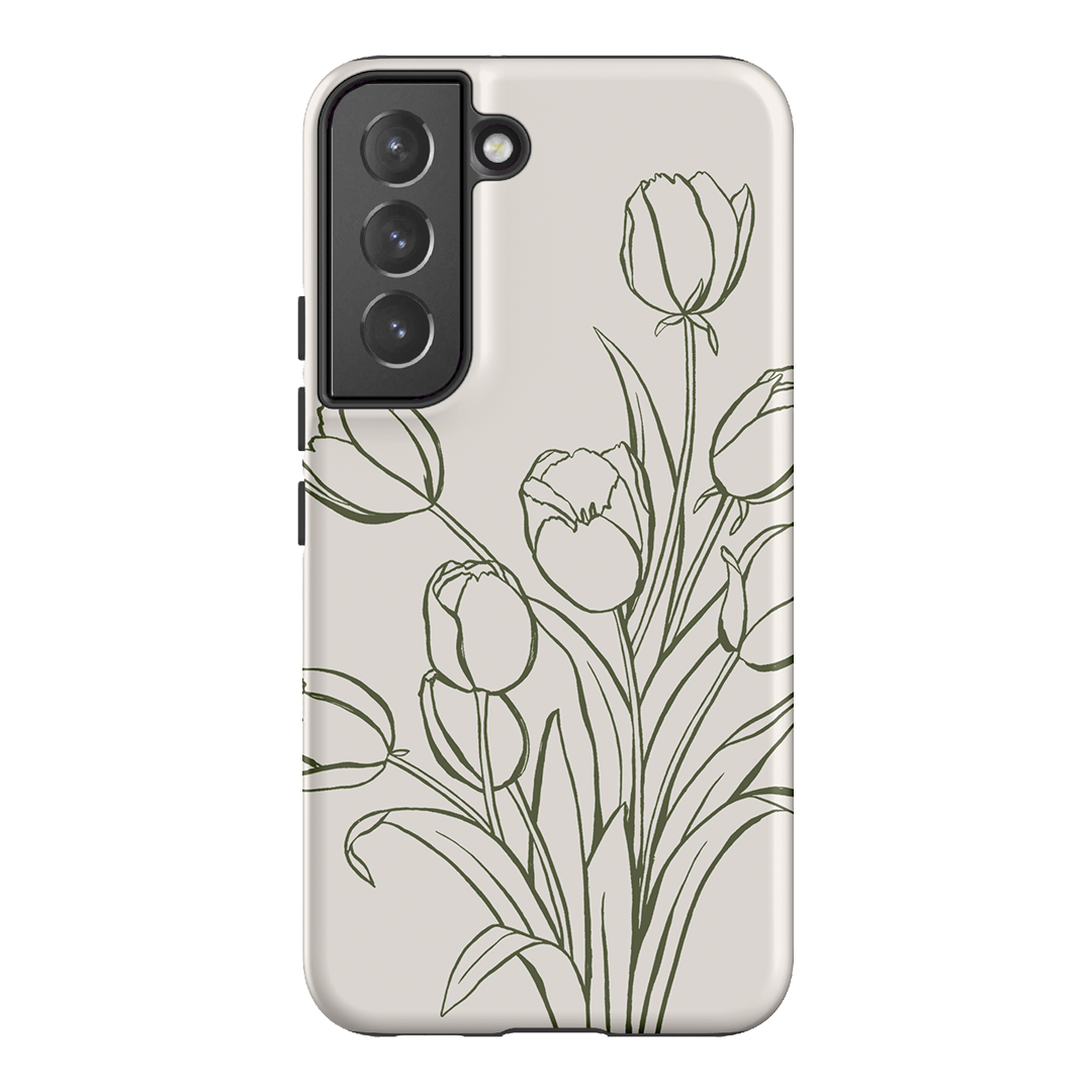 Inked Tulips Printed Phone Cases Samsung Galaxy S22 Plus / Armoured by Typoflora - The Dairy