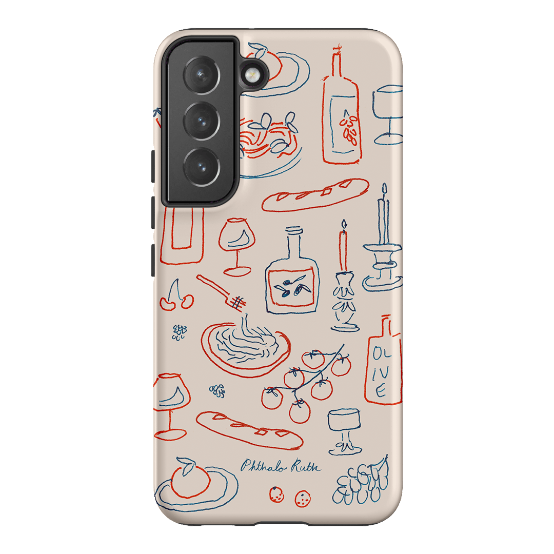 Italian Fare Printed Phone Cases Samsung Galaxy S22 Plus / Armoured by Phthalo Ruth - The Dairy