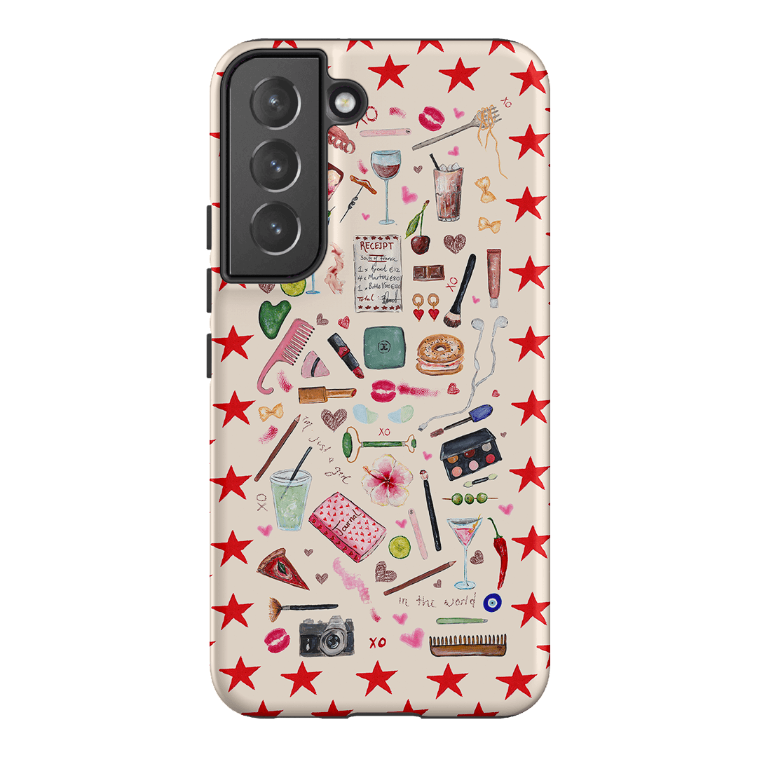 Just A Girl Printed Phone Cases Samsung Galaxy S22 Plus / Armoured by BG. Studio - The Dairy