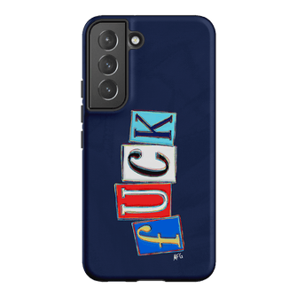 Lil Fcks Blue Printed Phone Cases Samsung Galaxy S22 Plus / Armoured by Margarbs Art - The Dairy