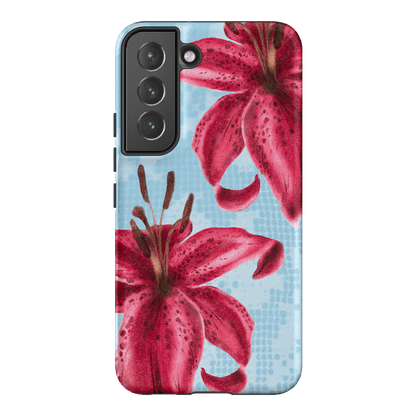 Lillies Printed Phone Cases Samsung Galaxy S22 Plus / Armoured by Sally Hungerford - The Dairy