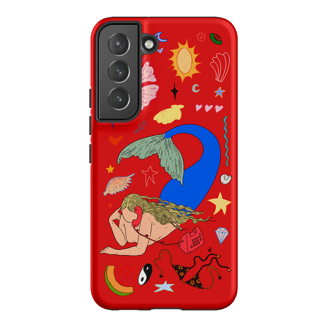 Mermaid Salad Scarlet Printed Phone Cases Samsung Galaxy S22 Plus / Armoured by Easty Beasty - The Dairy