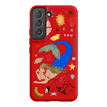 Mermaid Salad Scarlet Printed Phone Cases Samsung Galaxy S22 Plus / Armoured by Easty Beasty - The Dairy