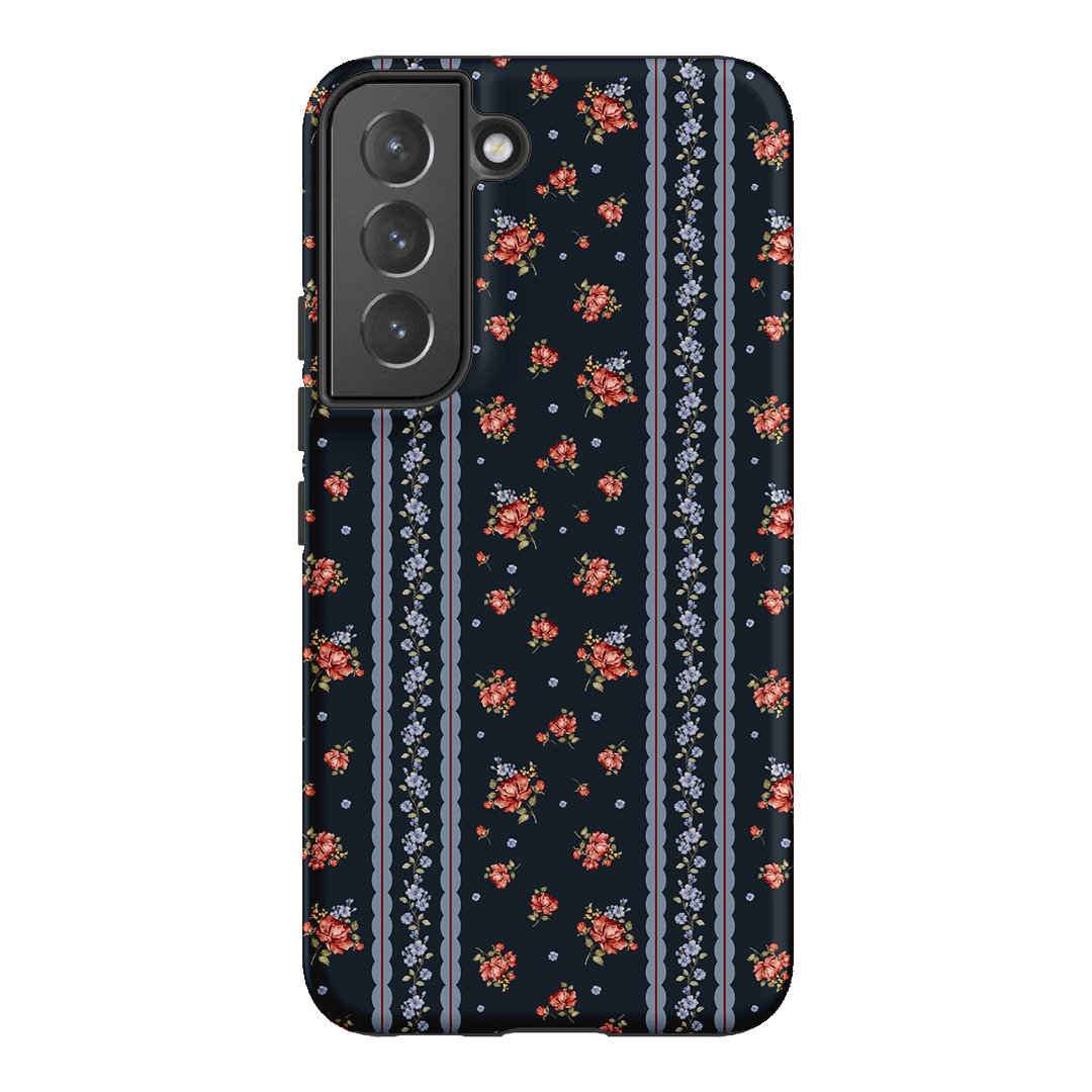 Midnight Stripe Printed Phone Cases Samsung Galaxy S22 Plus / Armoured by Kasiags Art - The Dairy