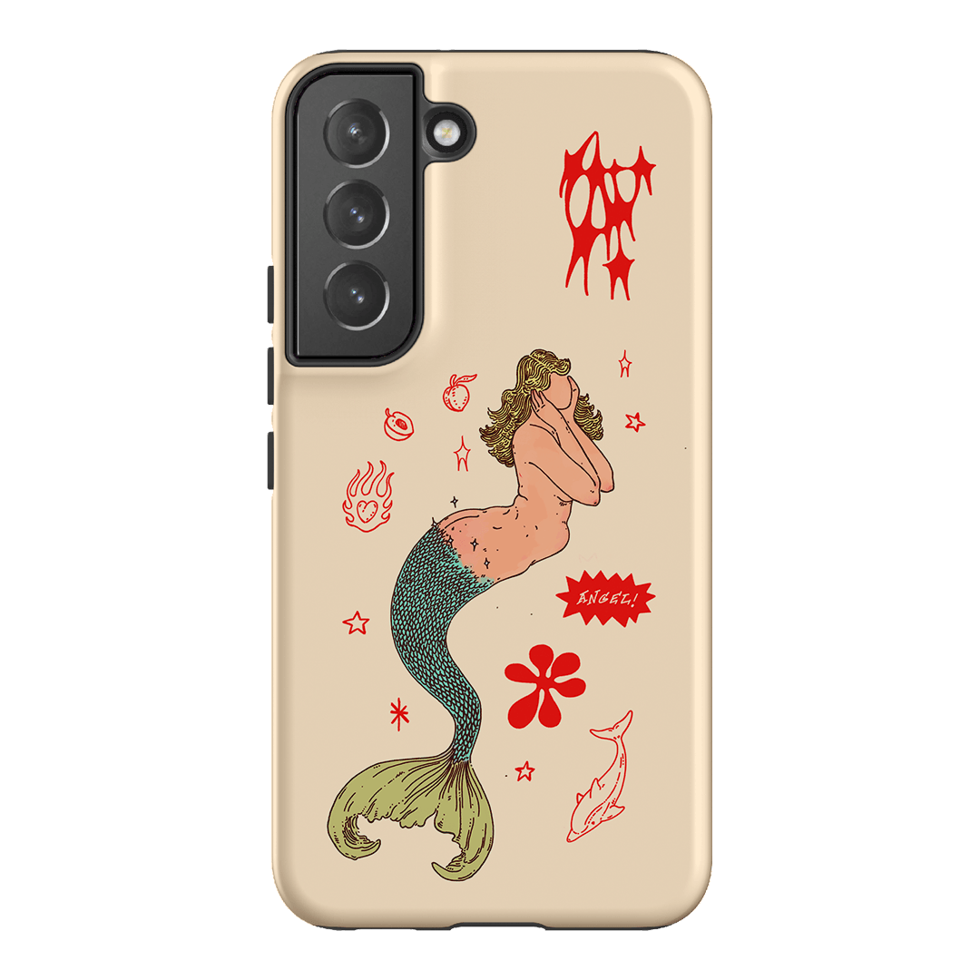 Mimi Cream Printed Phone Cases Samsung Galaxy S22 Plus / Armoured by Easty Beasty - The Dairy