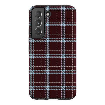 Mocha Plaid Printed Phone Cases Samsung Galaxy S22 Plus / Armoured by The Dairy - The Dairy