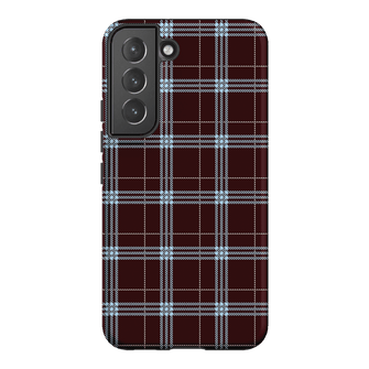 Mocha Plaid Printed Phone Cases Samsung Galaxy S22 Plus / Armoured by The Dairy - The Dairy