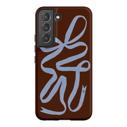 Mocha Ribbon Printed Phone Cases Samsung Galaxy S22 Plus / Armoured by Jasmine Dowling - The Dairy
