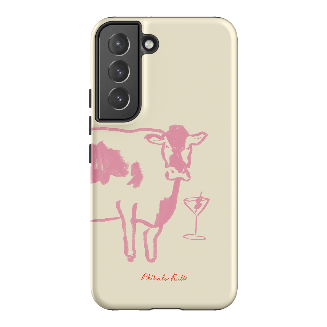 Mootini Pink Printed Phone Cases Samsung Galaxy S22 Plus / Armoured by Phthalo Ruth - The Dairy