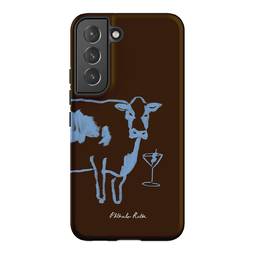 Mootini Espresso Printed Phone Cases Samsung Galaxy S22 Plus / Armoured by Phthalo Ruth - The Dairy