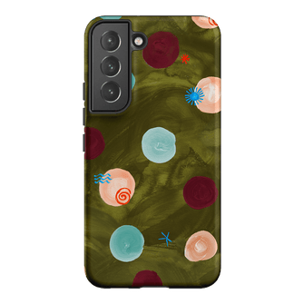 Olive Spot Printed Phone Cases Samsung Galaxy S22 Plus / Armoured by Charlie Taylor - The Dairy