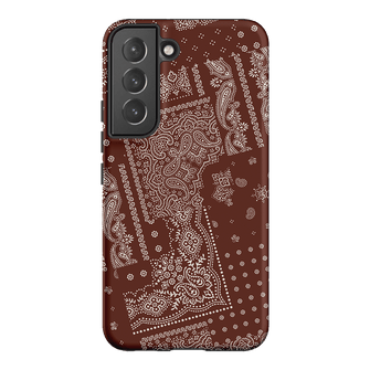 Paisley Cinnamon Printed Phone Cases Samsung Galaxy S22 Plus / Armoured by The Dairy - The Dairy