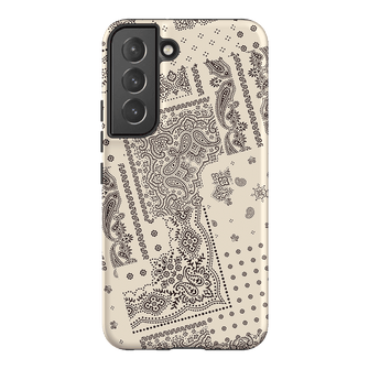 Paisley Ecru Printed Phone Cases Samsung Galaxy S22 Plus / Armoured by The Dairy - The Dairy