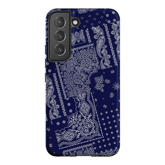 Paisley Indigo Printed Phone Cases Samsung Galaxy S22 Plus / Armoured by The Dairy - The Dairy