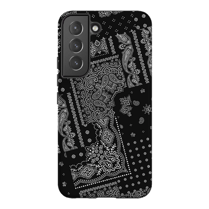 Paisley Noir Printed Phone Cases Samsung Galaxy S22 Plus / Armoured by The Dairy - The Dairy