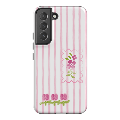 Patchwork Pink Printed Phone Cases Samsung Galaxy S22 Plus / Armoured by Kayla Carr - The Dairy