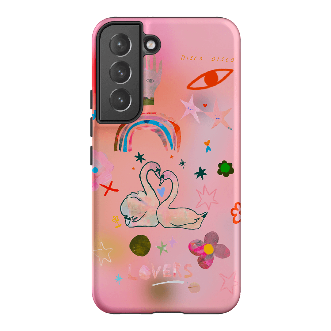 Pink Swan Printed Phone Cases Samsung Galaxy S22 Plus / Armoured by Kate Eliza - The Dairy