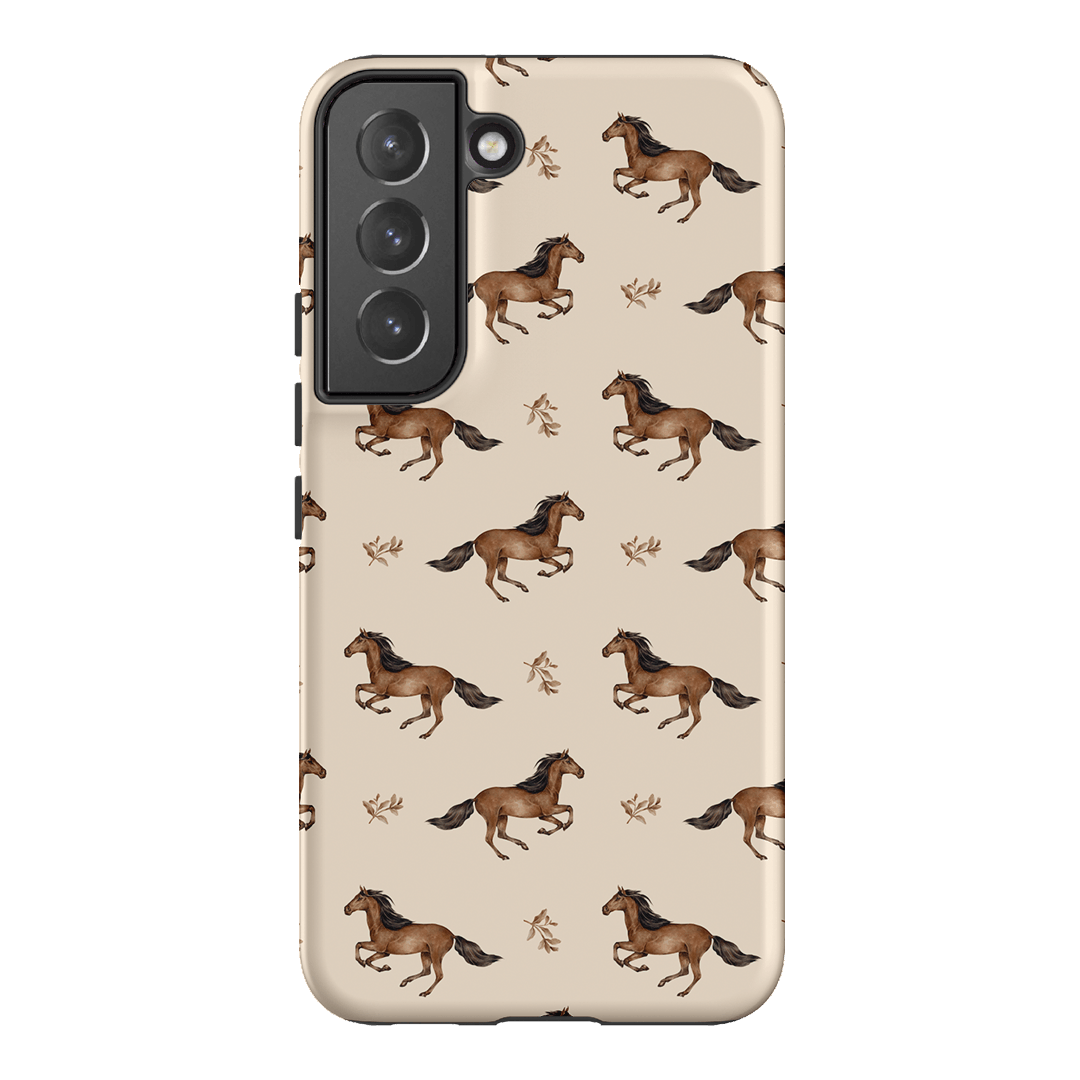 Running Horse Printed Phone Cases Samsung Galaxy S22 Plus / Armoured by Kasiags Art - The Dairy