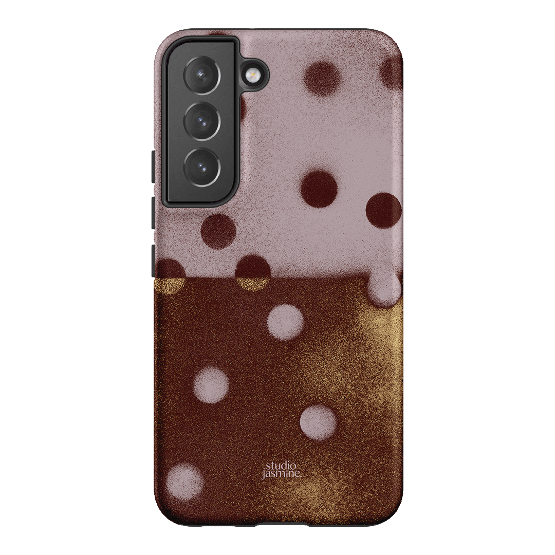 Rust Polka Dot Printed Phone Cases Samsung Galaxy S22 Plus / Armoured by Jasmine Dowling - The Dairy