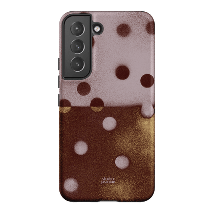 Rust Polka Dot Printed Phone Cases Samsung Galaxy S22 Plus / Armoured by Jasmine Dowling - The Dairy