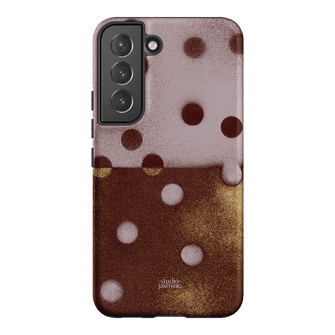 Rust Polka Dot Printed Phone Cases Samsung Galaxy S22 Plus / Armoured by Jasmine Dowling - The Dairy