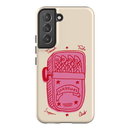 Sardine Social Red Printed Phone Cases Samsung Galaxy S22 Plus / Armoured by The Dairy - The Dairy