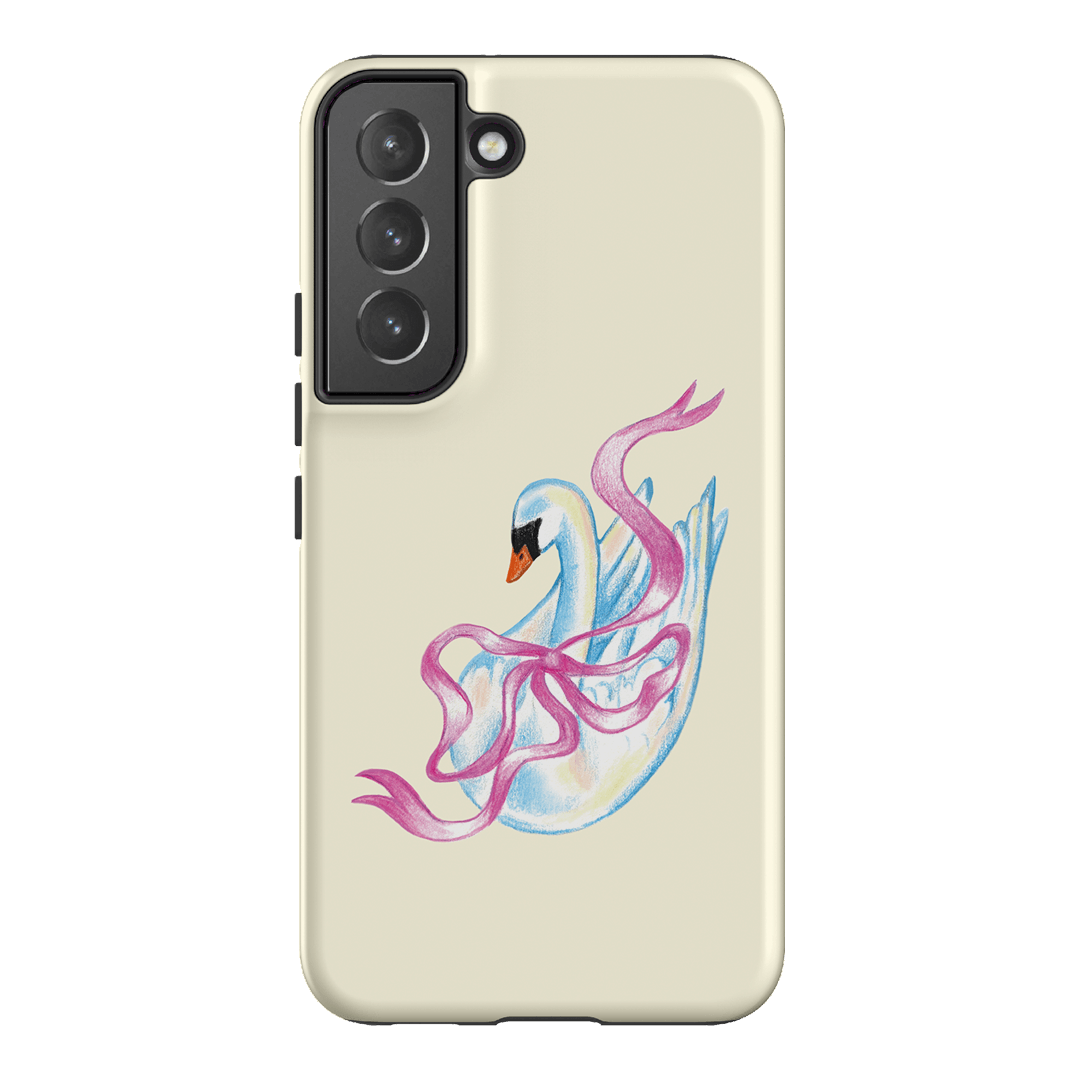 Satin Swan Printed Phone Cases Samsung Galaxy S22 Plus / Armoured by Femke Studio - The Dairy