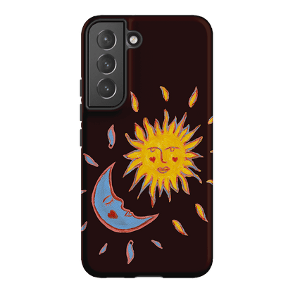 Sun & Moon Plum Printed Phone Cases Samsung Galaxy S22 Plus / Armoured by BG. Studio - The Dairy