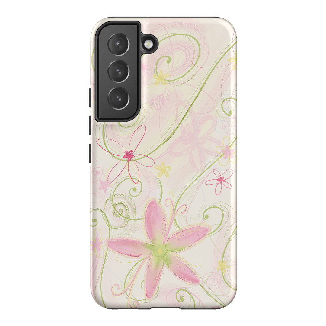 Swirl Pink Printed Phone Cases Samsung Galaxy S22 Plus / Armoured by Kayla Carr - The Dairy