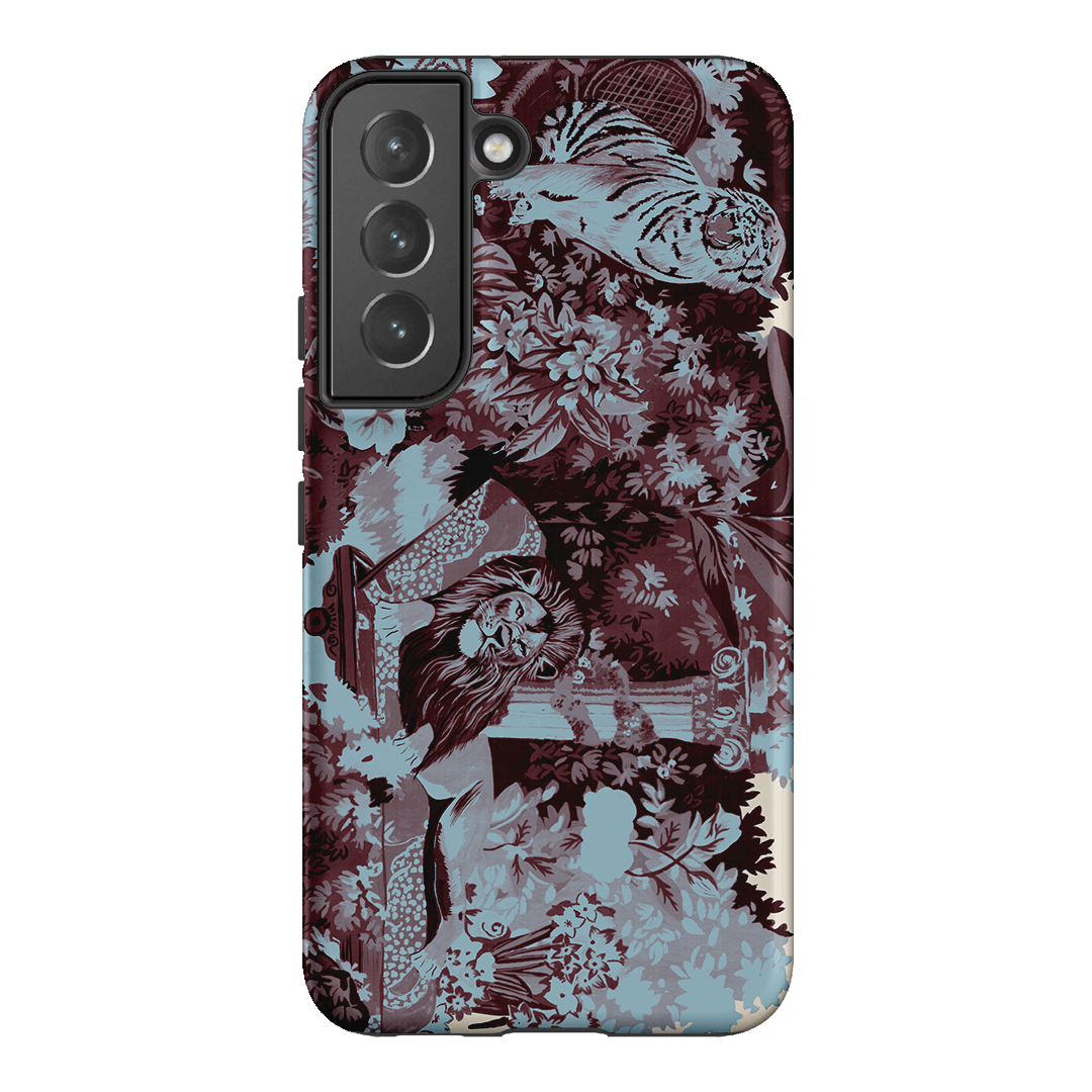 Tippi Blue Printed Phone Cases Samsung Galaxy S22 Plus / Armoured by Desmond & Dempsey - The Dairy