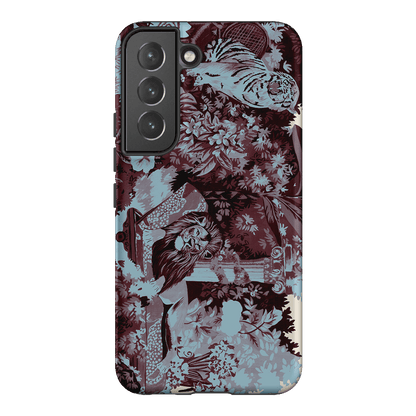 Tippi Blue Printed Phone Cases Samsung Galaxy S22 Plus / Armoured by Desmond & Dempsey - The Dairy