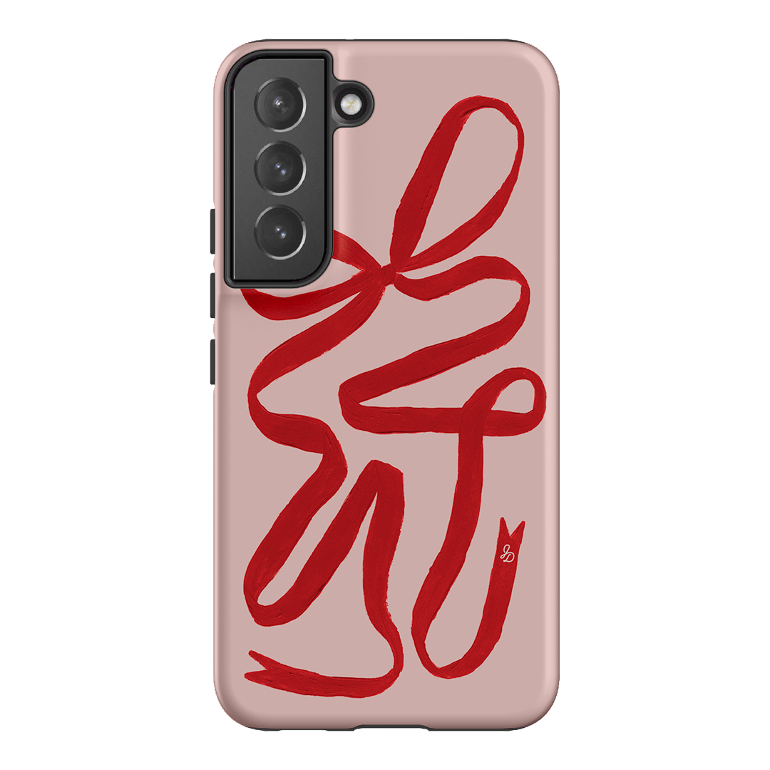 Valentine Ribbon Printed Phone Cases Samsung Galaxy S22 Plus / Armoured by Jasmine Dowling - The Dairy