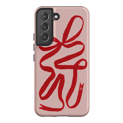 Valentine Ribbon Printed Phone Cases Samsung Galaxy S22 Plus / Armoured by Jasmine Dowling - The Dairy