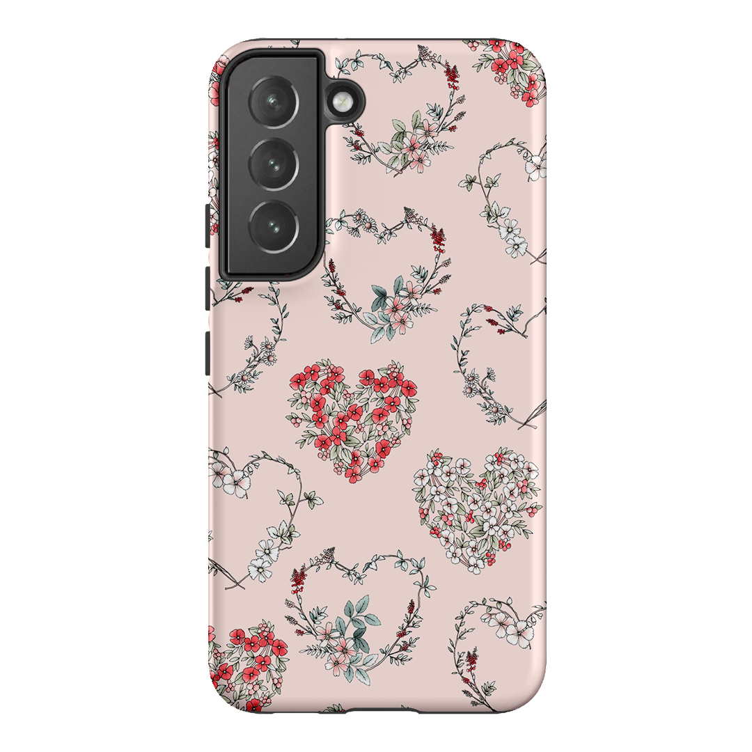 Wild Heart Wreath Printed Phone Cases Samsung Galaxy S22 Plus / Armoured by Typoflora - The Dairy