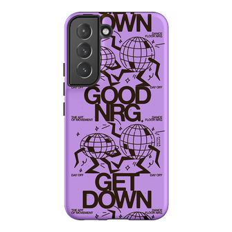 Good Energy in Purple Printed Phone Cases Samsung Galaxy S22 Plus / Armoured by After Hours - The Dairy