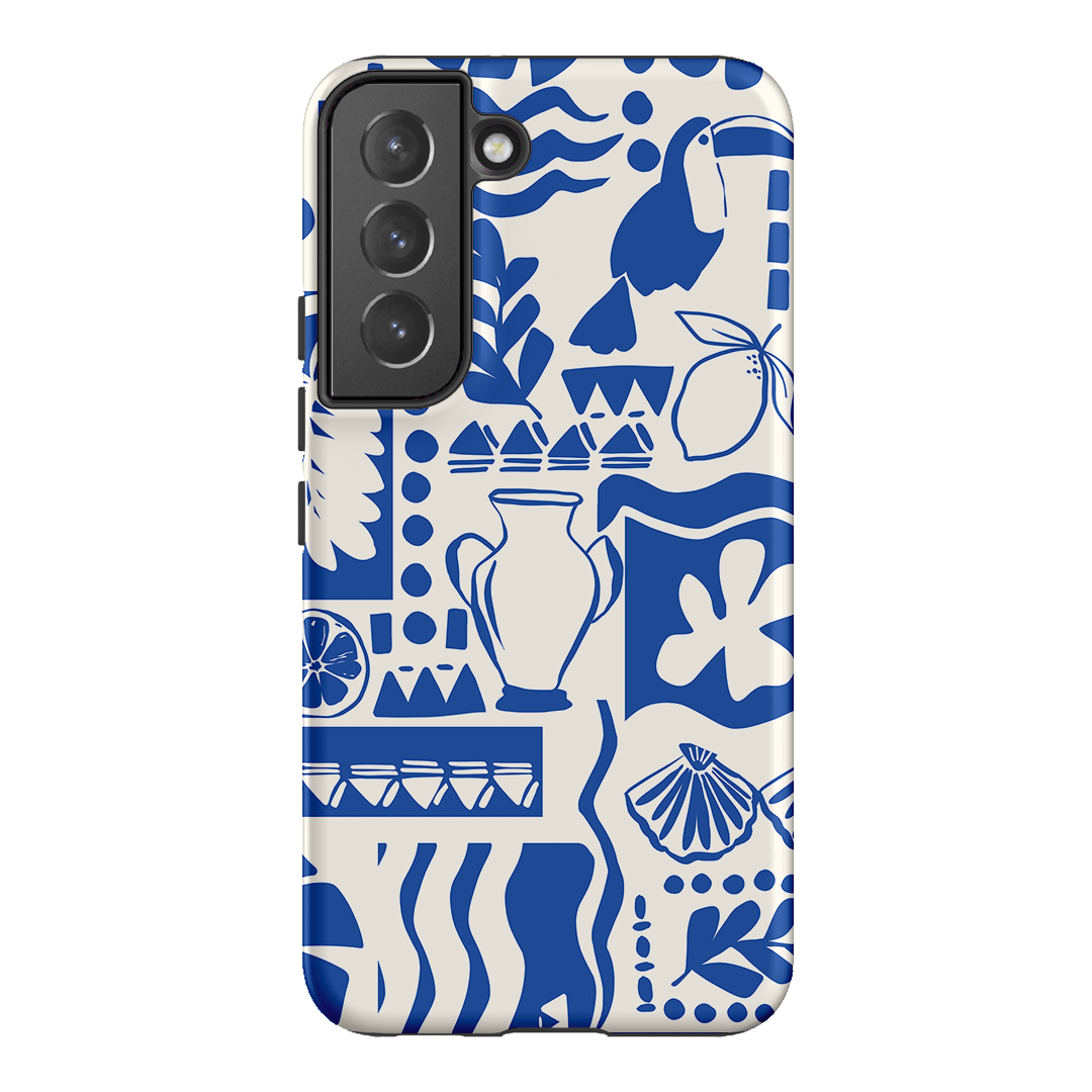Toucan Blue Printed Phone Cases Samsung Galaxy S22 Plus / Armoured by Charlie Taylor - The Dairy
