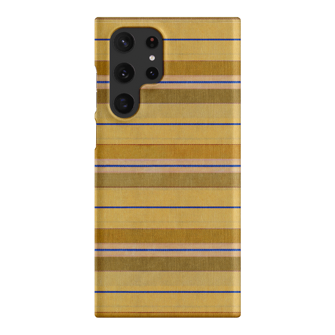 Golden Stripe Printed Phone Cases Samsung Galaxy S22 Ultra / Snap by Fenton & Fenton - The Dairy
