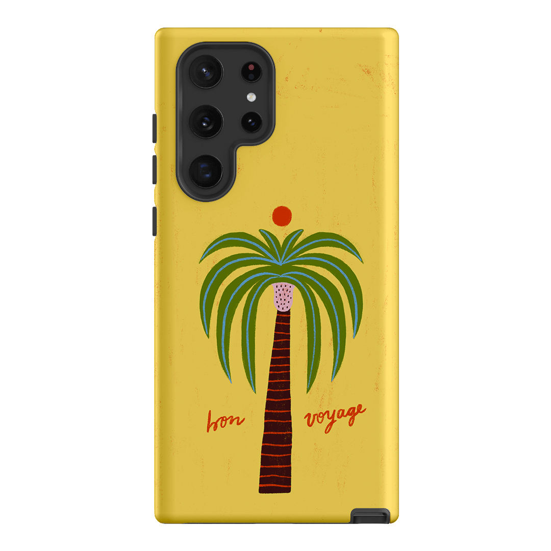 Bon Voyage Yellow Printed Phone Cases Samsung Galaxy S22 Ultra / Armoured by Marie Faurrite - The Dairy