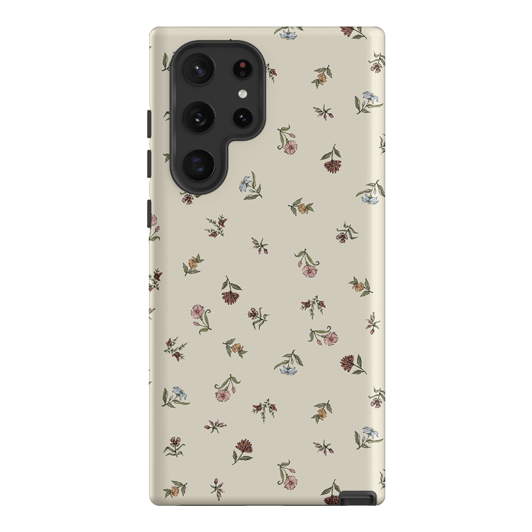 Butter Ditsy Printed Phone Cases Samsung Galaxy S22 Ultra / Armoured by Veronica Tucker - The Dairy