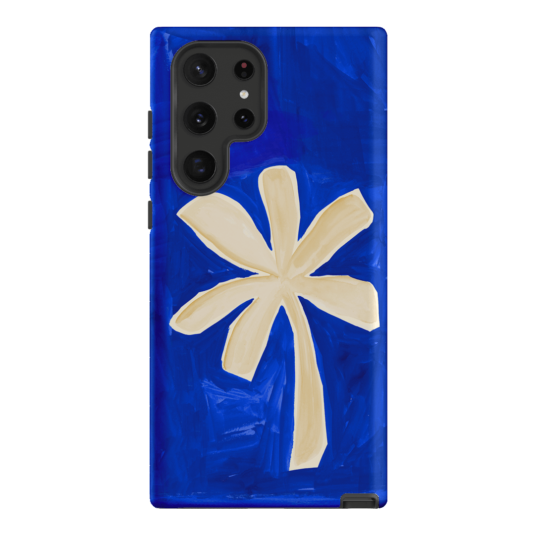Bleu Palm Printed Phone Cases Samsung Galaxy S22 Ultra / Armoured by Charlie Taylor - The Dairy