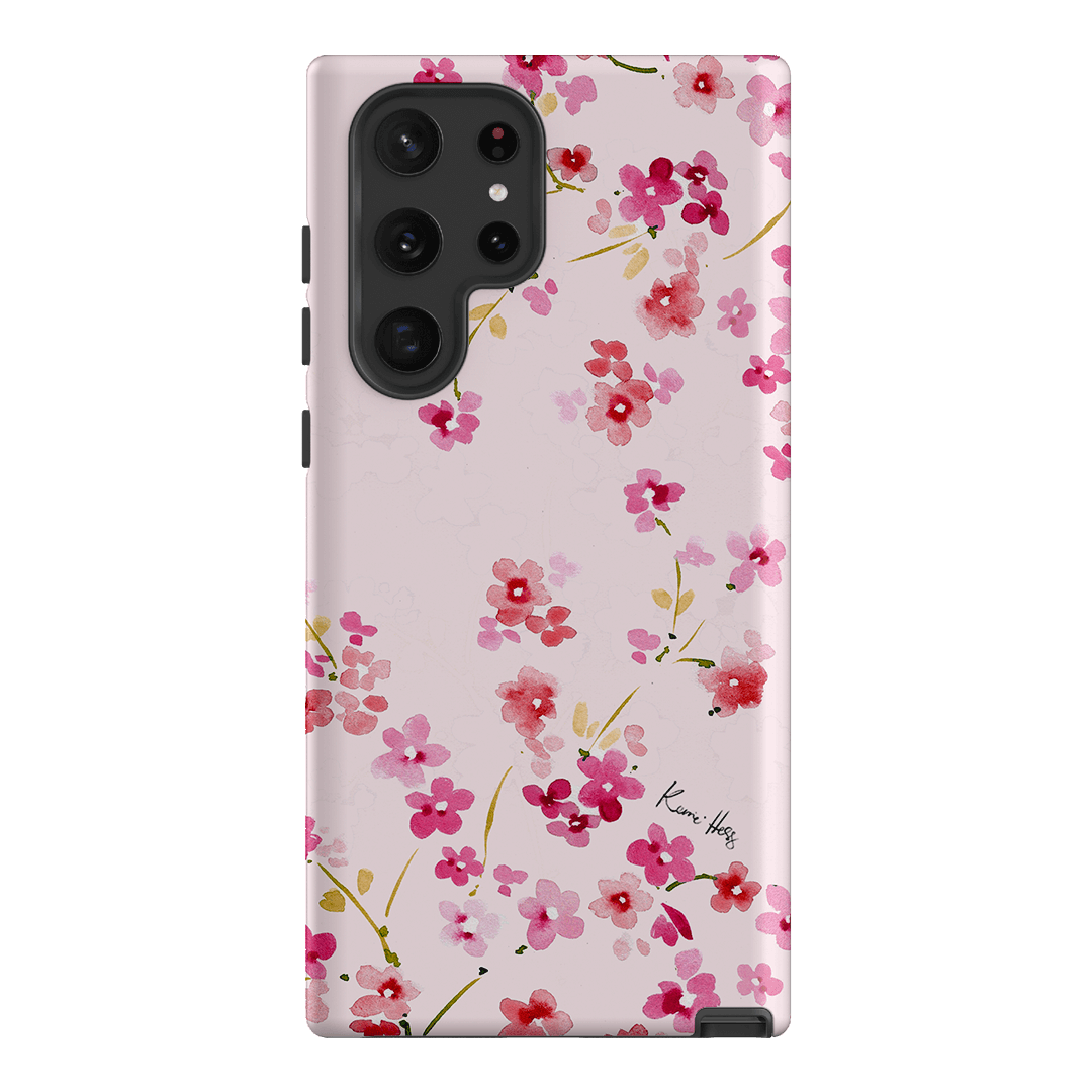 Cherry Blossom Printed Phone Cases Samsung Galaxy S22 Ultra / Armoured by Kerrie Hess - The Dairy