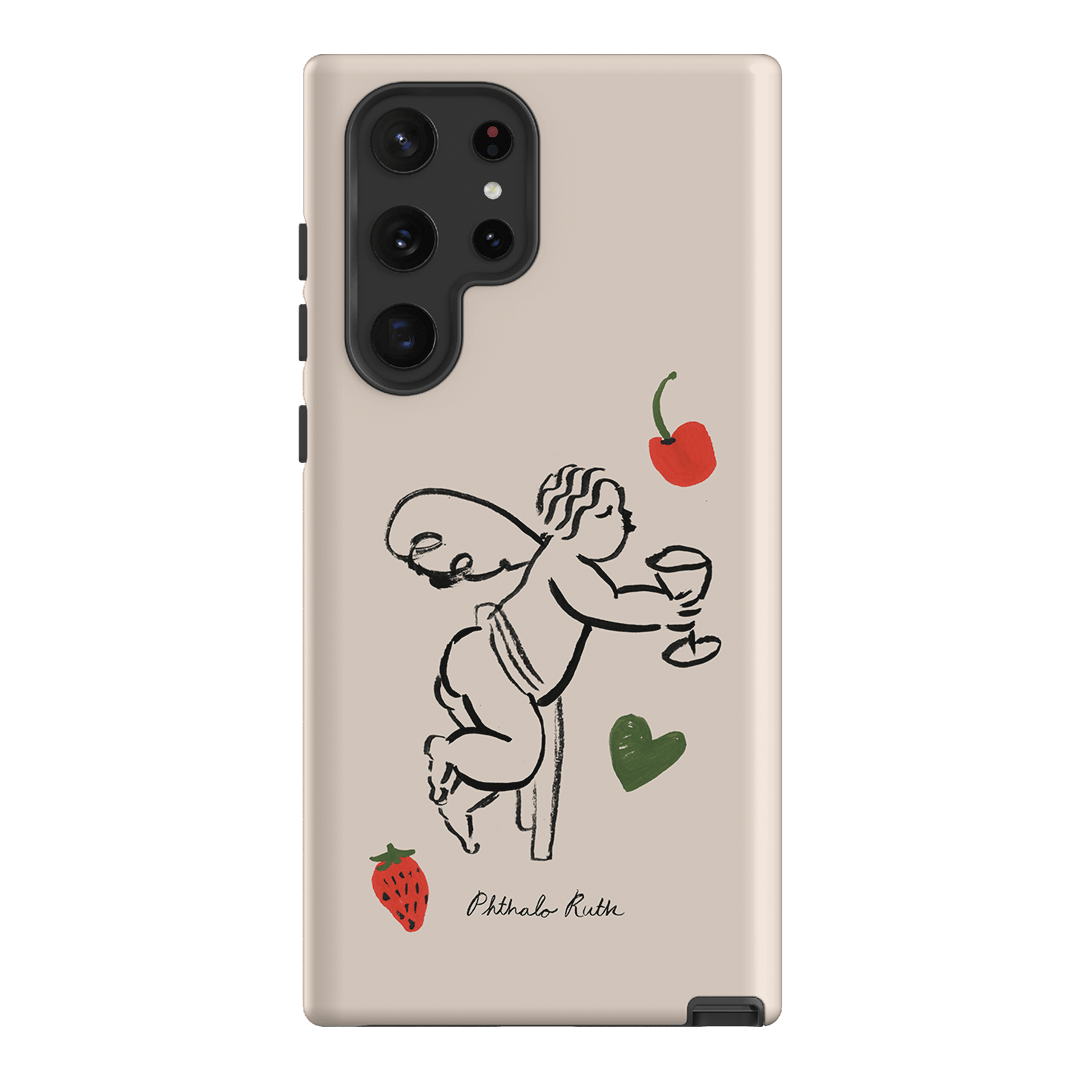 Cherub Printed Phone Cases Samsung Galaxy S22 Ultra / Armoured by Phthalo Ruth - The Dairy