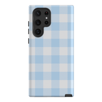 Cloud Plaid Printed Phone Cases Samsung Galaxy S22 Ultra / Armoured by The Dairy - The Dairy