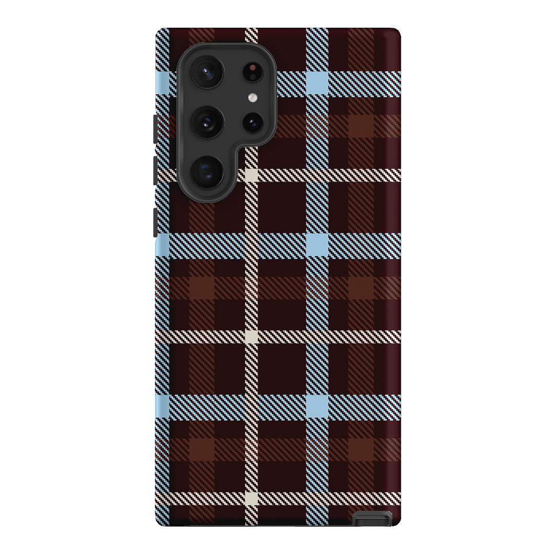 Coco Plaid Printed Phone Cases Samsung Galaxy S22 Ultra / Armoured by The Dairy - The Dairy